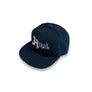 "Hustle Harder" Navy snapback - Mystérieux Brand