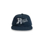 "Hustle Harder" Navy snapback - Mystérieux Brand