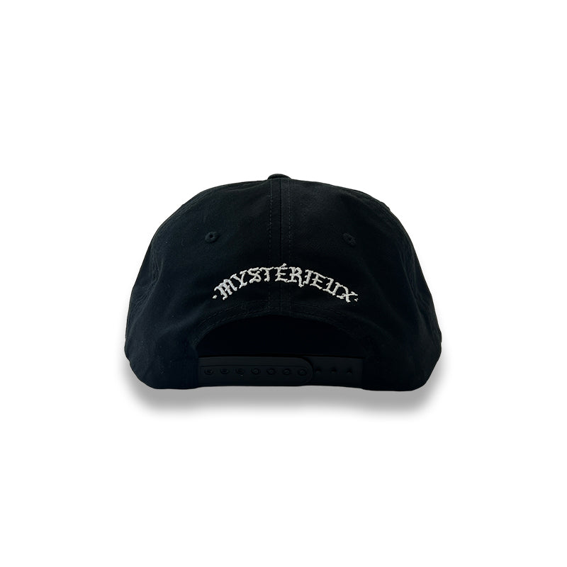 
            
                Load image into Gallery viewer, &amp;quot;Hustle Harder&amp;quot; Black Snapback - Mystérieux Brand
            
        