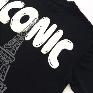 "Iconic" black tee