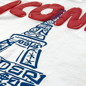 "Iconic" white tee