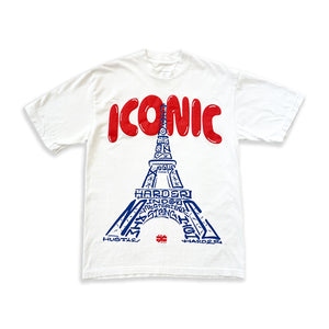 "Iconic" white tee