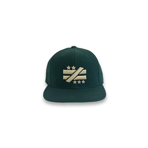 "OG Logo" Pine Green snapback - Mystérieux Brand
