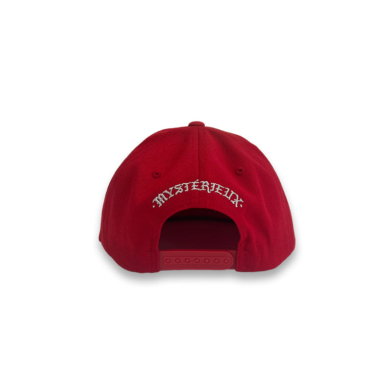 
            
                Load image into Gallery viewer, &amp;quot;OG Logo&amp;quot; red snapback - Mystérieux Brand
            
        