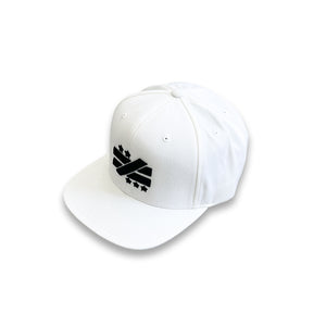
            
                Load image into Gallery viewer, &amp;quot;OG LOGO&amp;quot; WHITE SNAPBACK - Mystérieux Brand
            
        