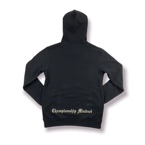 
            
                Load image into Gallery viewer, &amp;quot;Championship Mindset&amp;quot; Black Hoodie - Mystérieux Brand
            
        
