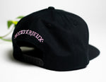 "OG Logo" Black/Pastel Pink Snapback - Mystérieux Brand