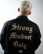 "Strong Mindset Only" Black Workmen's Jacket - Mystérieux Brand